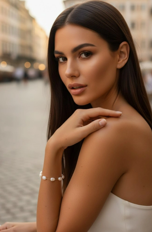 Bracelet Perle de vanille