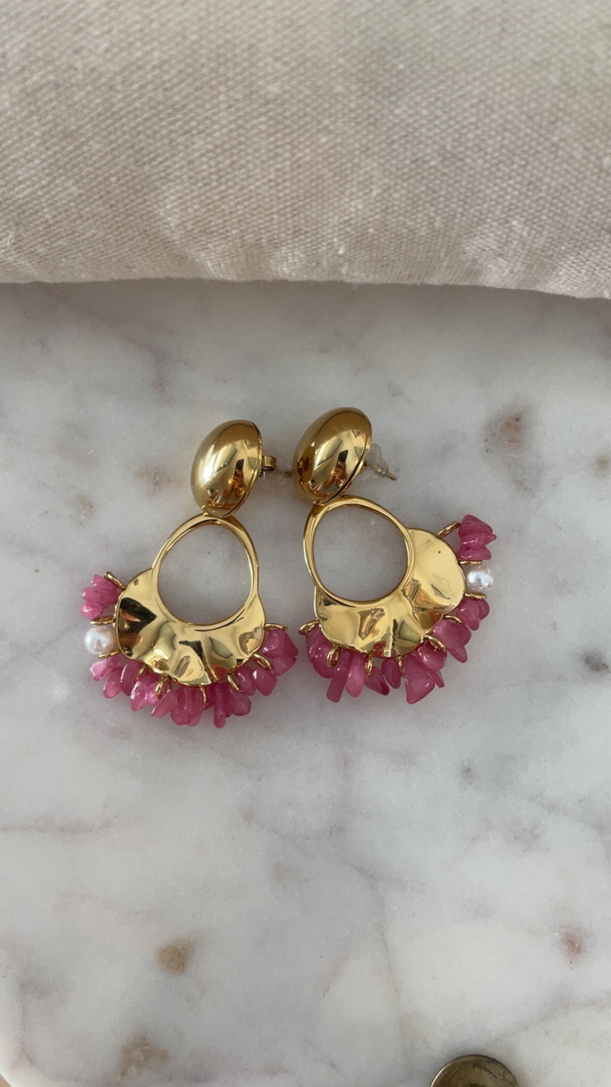 Boucles d'oreilles Lagune