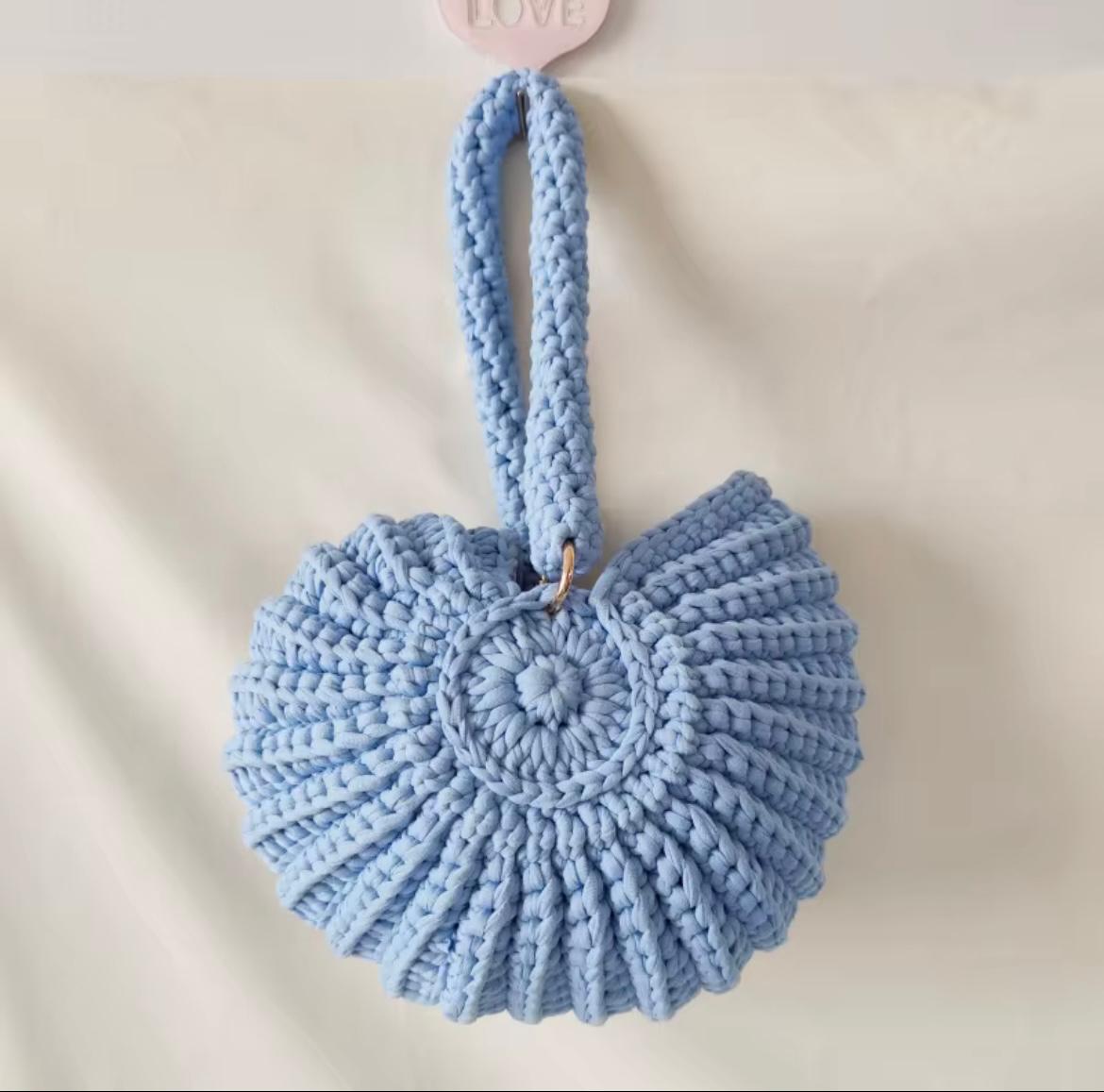Sac crochet coquillage