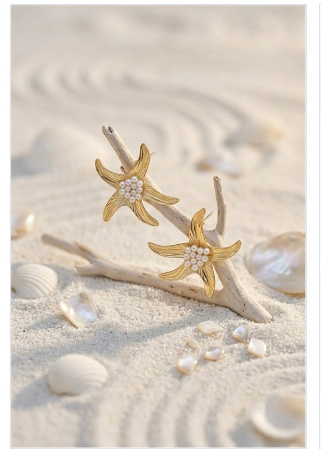 Boucles d'oreilles Etoile des iles