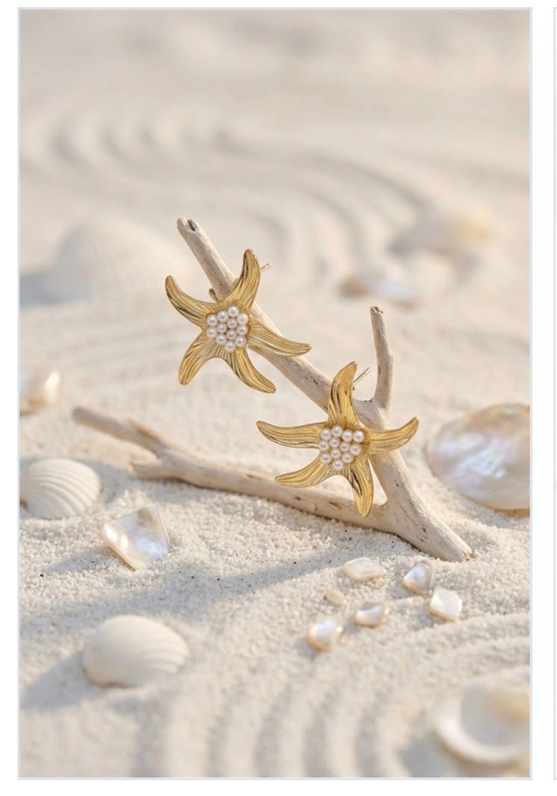 Boucles d'oreilles Etoile des iles
